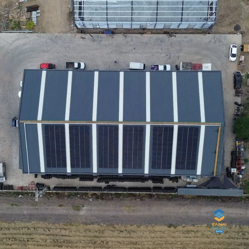 ติดตั้งโซลาร์เซลล์ On-grid 63.18kW บริษัท แอร์บอร์น ซัพพอร์ต ภาพที่ 1